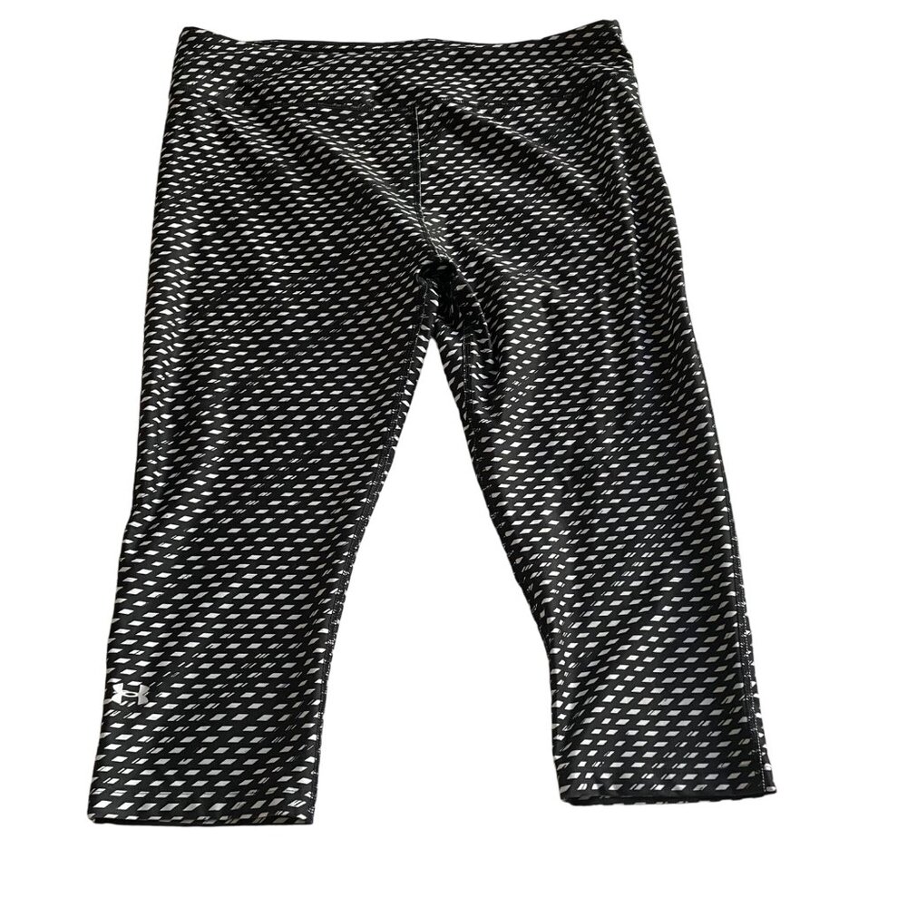 Under Armour Womens Compression Exercise Capri Heatgear Pants Size XL Stretch u